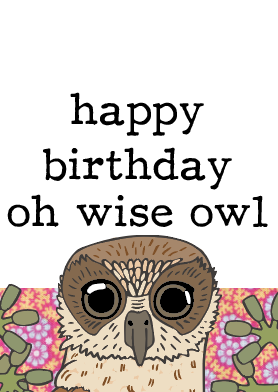 Big Tag - Wise Owl