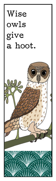 Wise Owl Bookmark